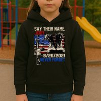 Say Ir Names Joe Names Of Fallen Soldiers 13 Heroes Kids Hoodie