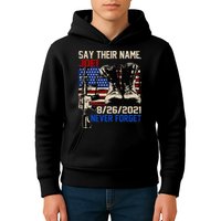 Say Ir Names Joe Names Of Fallen Soldiers 13 Heroes Kids Hoodie