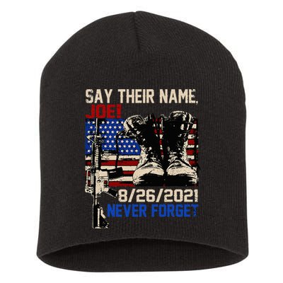 Say Ir Names Joe Names Of Fallen Soldiers 13 Heroes Short Acrylic Beanie