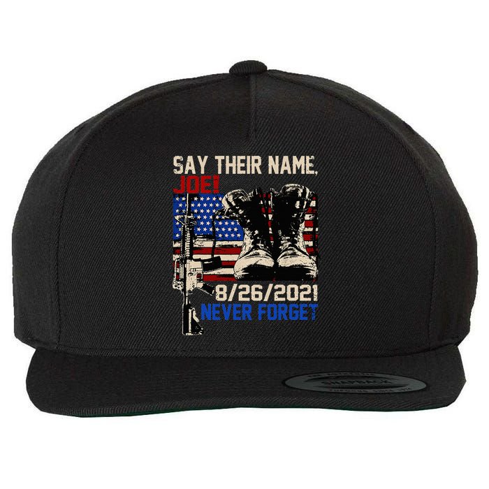 Say Ir Names Joe Names Of Fallen Soldiers 13 Heroes Wool Snapback Cap