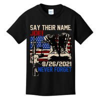 Say Ir Names Joe Names Of Fallen Soldiers 13 Heroes Kids T-Shirt