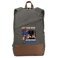 Say Ir Names Joe Names Of Fallen Soldiers 13 Heroes Cotton Canvas Backpack