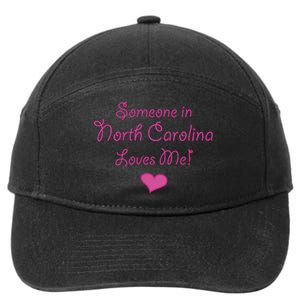 Someone In North Carolina Loves Me 7-Panel Snapback Hat