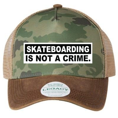 Skateboarding Is Not A Crime Cool Design Legacy Tie Dye Trucker Hat
