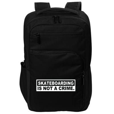 Skateboarding Is Not A Crime Cool Design Impact Tech Backpack