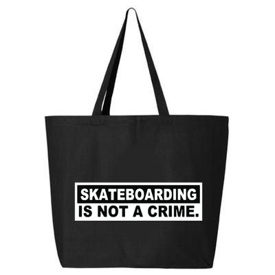 Skateboarding Is Not A Crime Cool Design 25L Jumbo Tote