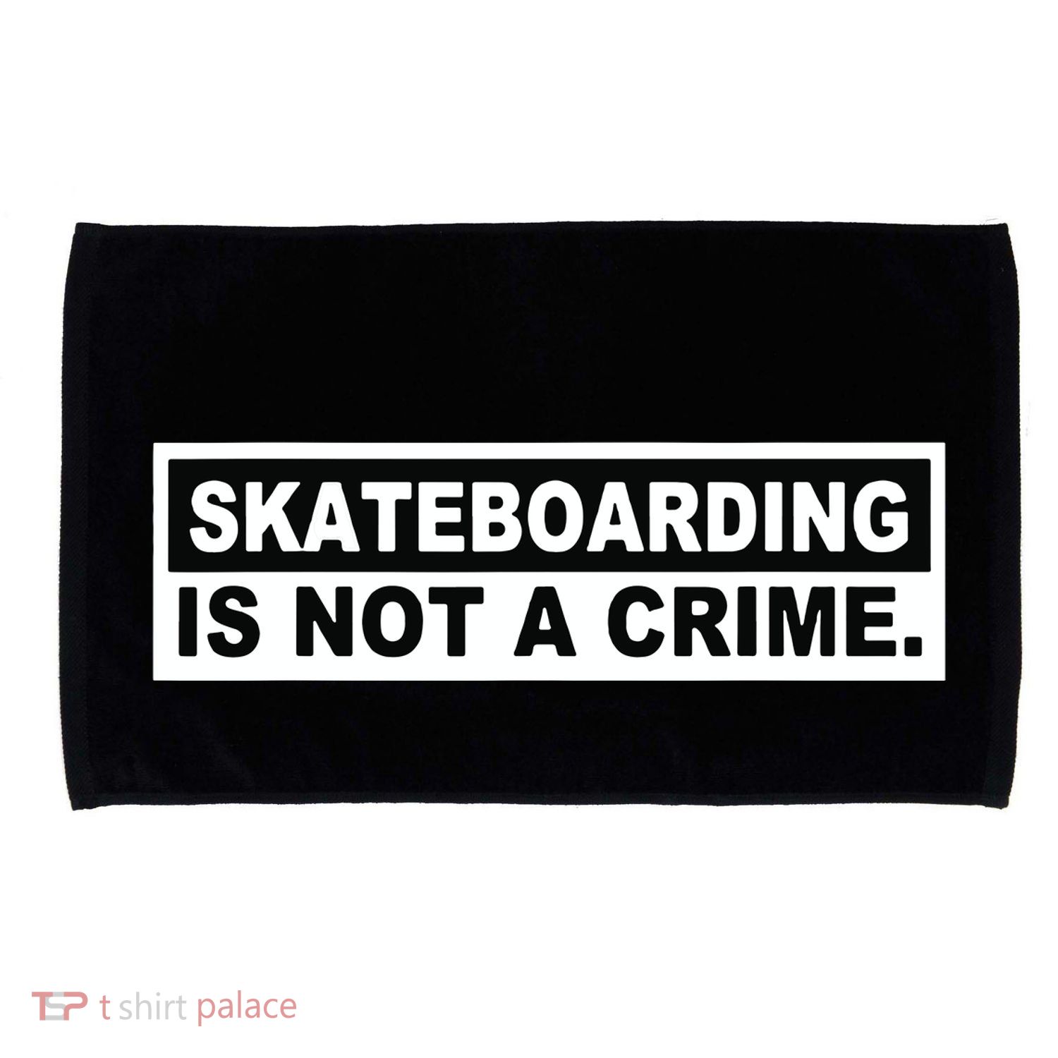 Skateboarding Is Not A Crime Cool Design Microfiber Hand Towel