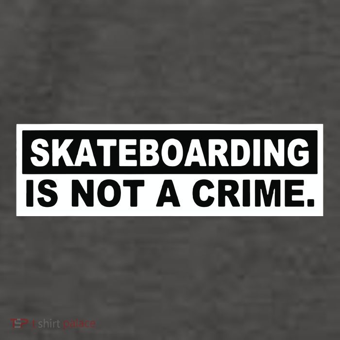 Skateboarding Is Not A Crime Cool Design Vector Backpack