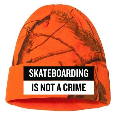 Skateboarding Is Not A Crime Skate Skateboard Kati Licensed 12" Camo Beanie