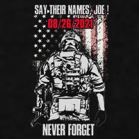 Say Ir Names Joe Names Of Fallen Soldiers 13 Heroes Ladies PosiCharge Tri-Blend Wicking Tank