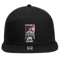Say Ir Names Joe Names Of Fallen Soldiers 13 Heroes 7 Panel Mesh Trucker Snapback Hat