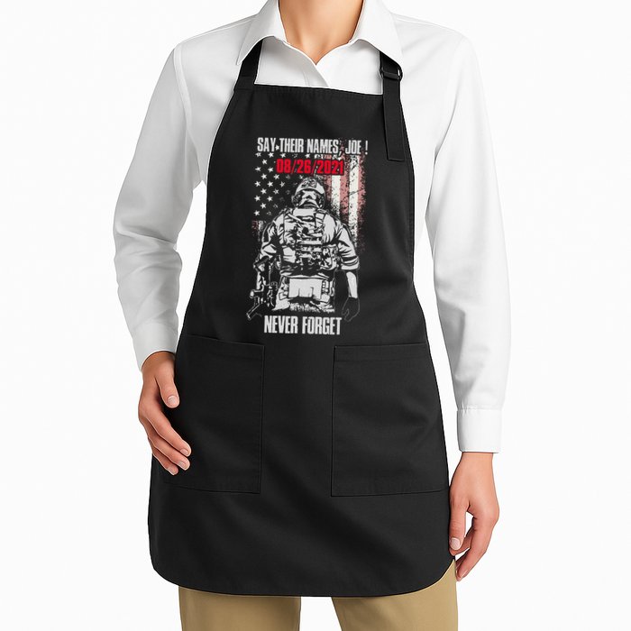 Say Ir Names Joe Names Of Fallen Soldiers 13 Heroes Apron