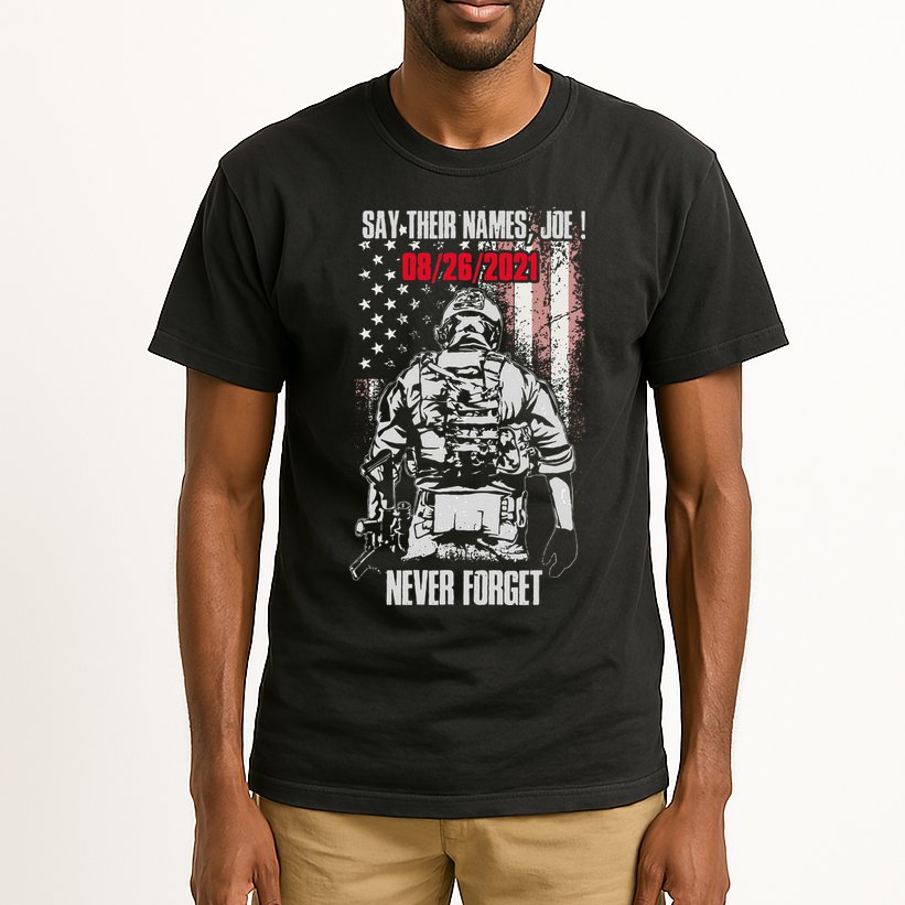 Say Ir Names Joe Names Of Fallen Soldiers 13 Heroes Tall T-Shirt