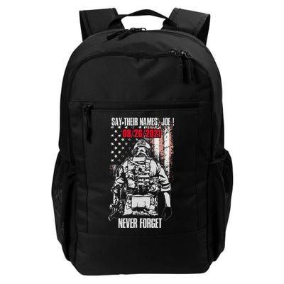 Say Ir Names Joe Names Of Fallen Soldiers 13 Heroes Backpack