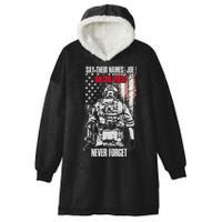 Say Ir Names Joe Names Of Fallen Soldiers 13 Heroes Hooded Wearable Blanket