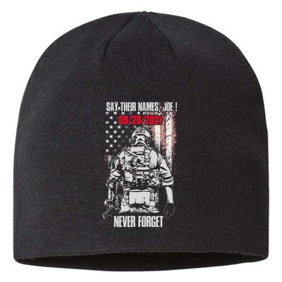Say Ir Names Joe Names Of Fallen Soldiers 13 Heroes Sustainable Beanie