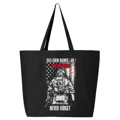 Say Ir Names Joe Names Of Fallen Soldiers 13 Heroes 25L Jumbo Tote