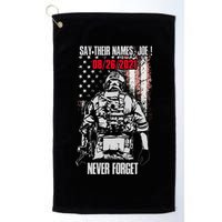 Say Ir Names Joe Names Of Fallen Soldiers 13 Heroes Golf Towel