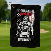 Say Ir Names Joe Names Of Fallen Soldiers 13 Heroes Golf Towel
