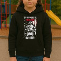 Say Ir Names Joe Names Of Fallen Soldiers 13 Heroes Kids Hoodie