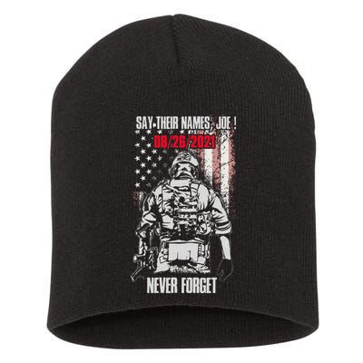 Say Ir Names Joe Names Of Fallen Soldiers 13 Heroes Short Acrylic Beanie