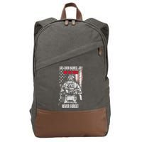 Say Ir Names Joe Names Of Fallen Soldiers 13 Heroes Cotton Canvas Backpack