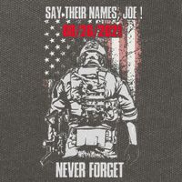 Say Ir Names Joe Names Of Fallen Soldiers 13 Heroes Cotton Canvas Backpack