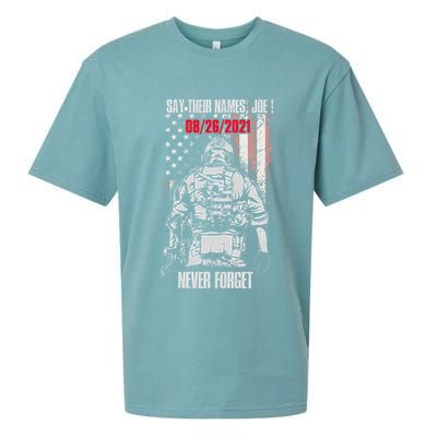 Say Ir Names Joe Names Of Fallen Soldiers 13 Heroes Sueded Cloud Jersey T-Shirt