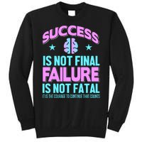 Success Is Not Final Failure Is Not Fatal Sweatshirt