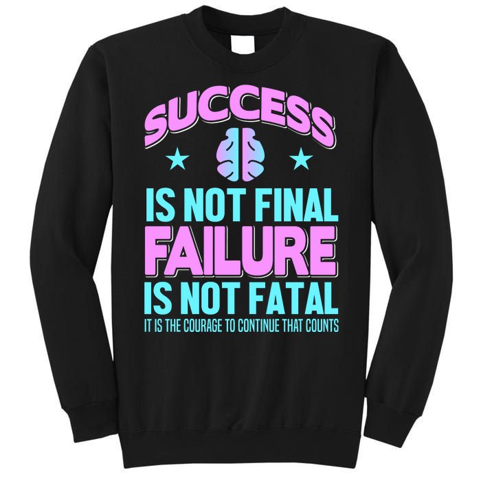 Success Is Not Final Failure Is Not Fatal Sweatshirt