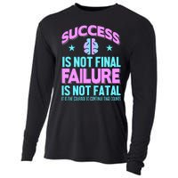 Success Is Not Final Failure Is Not Fatal Cooling Performance Long Sleeve Crew