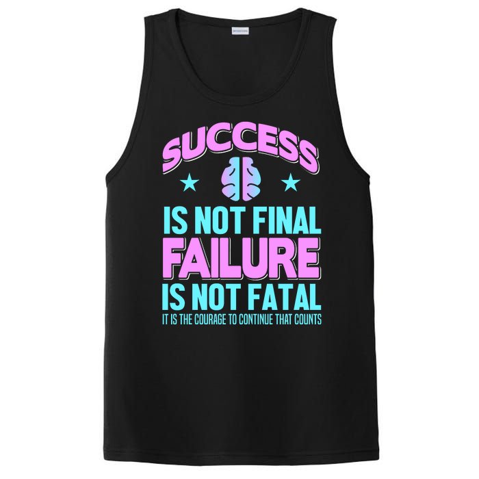 Success Is Not Final Failure Is Not Fatal PosiCharge Competitor Tank