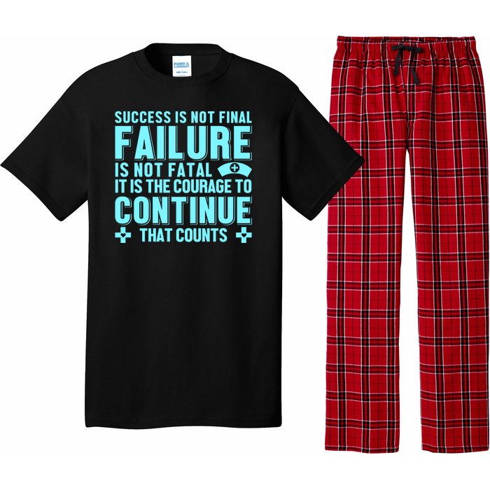 Success Is Not Final Failure Pajama Set