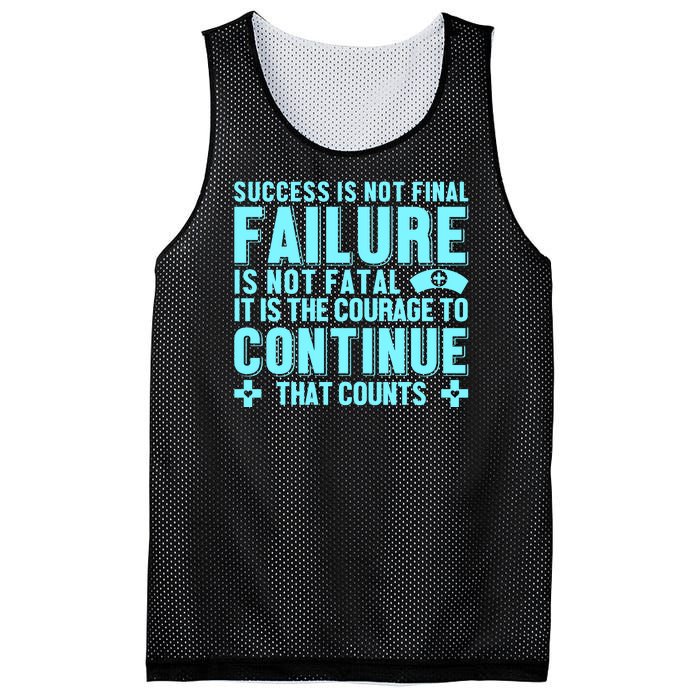 Success Is Not Final Failure Mesh Reversible Basketball Jersey Tank