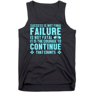 Success Is Not Final Failure Tank Top