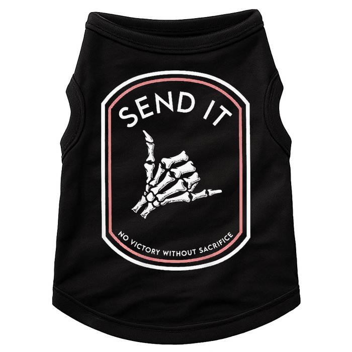 Send It No Victory Without Sacrifice Doggie Tank