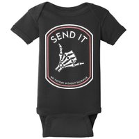 Send It No Victory Without Sacrifice Baby Bodysuit
