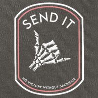 Send It No Victory Without Sacrifice Cotton Canvas Backpack