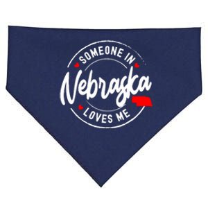 Someone In Nebraska Loves Me USA-Made Doggie Bandana