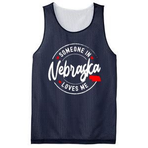 Someone In Nebraska Loves Me Mesh Reversible Basketball Jersey Tank