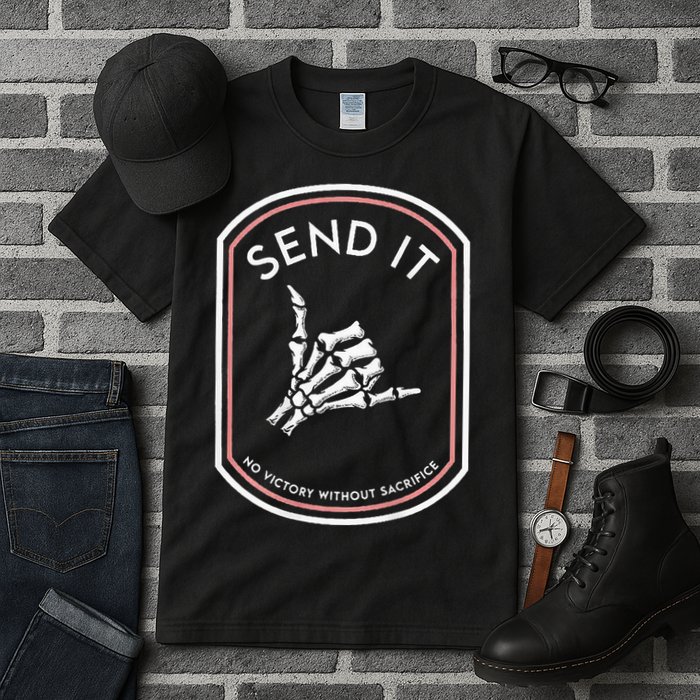 Send It No Victory Without Sacrifice Tall T-Shirt
