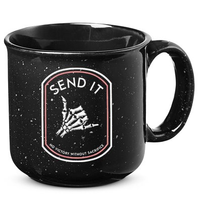 Send It No Victory Without Sacrifice 15oz Campfire Ceramic Mug