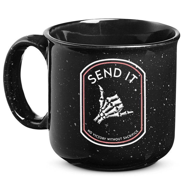 Send It No Victory Without Sacrifice 15oz Campfire Ceramic Mug