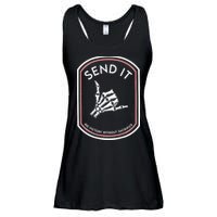 Send It No Victory Without Sacrifice Ladies Essential Flowy Tank