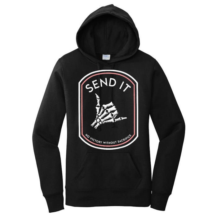 Send It No Victory Without Sacrifice Women's Pullover Hoodie