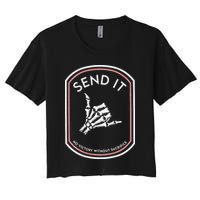 Send It No Victory Without Sacrifice Crop Top