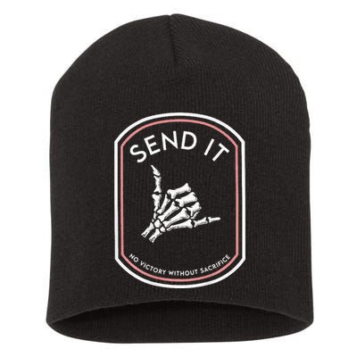 Send It No Victory Without Sacrifice Short Acrylic Beanie