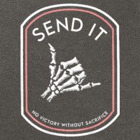 Send It No Victory Without Sacrifice Cotton Canvas Backpack
