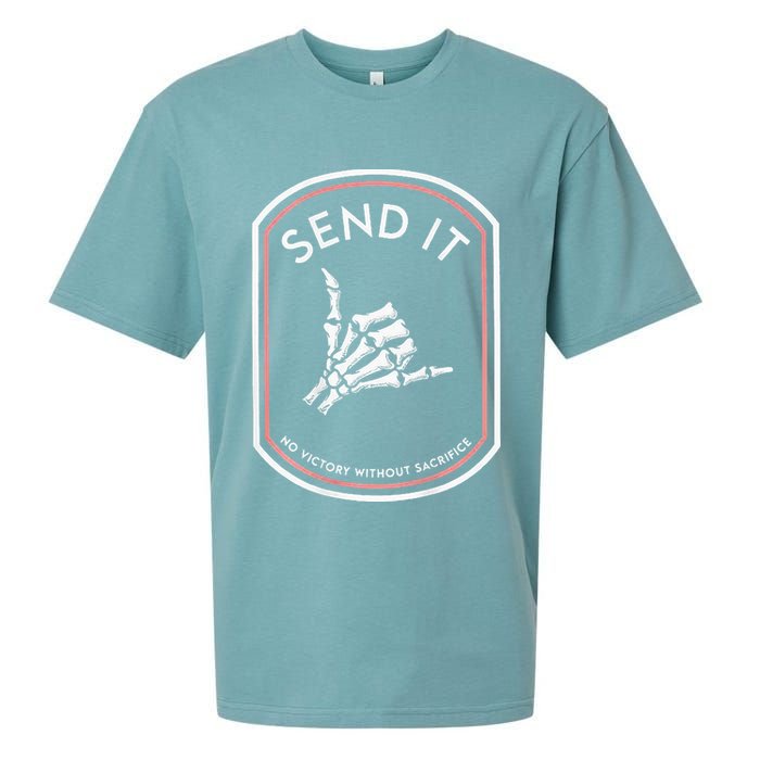 Send It No Victory Without Sacrifice Sueded Cloud Jersey T-Shirt