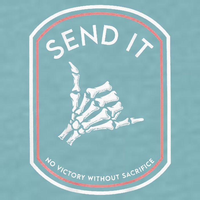 Send It No Victory Without Sacrifice Sueded Cloud Jersey T-Shirt